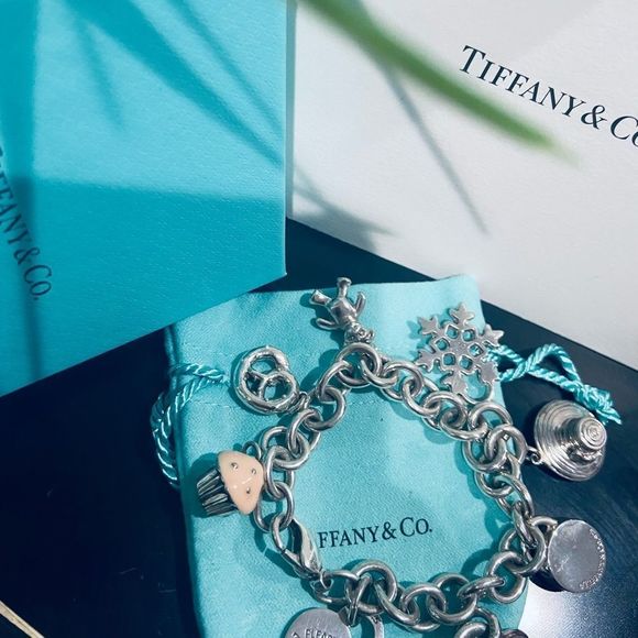 NOT FOR SALE Authentic TIFFANY & CO Multi Charm Bracelet - Picture 8 of 15